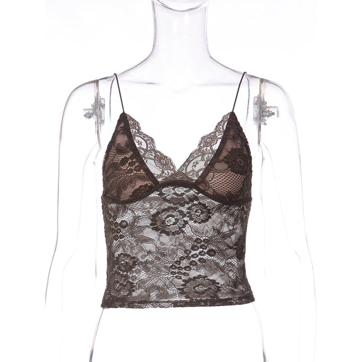 Damen Spitzenbustier mit verführerischen Blumenmustern Drune