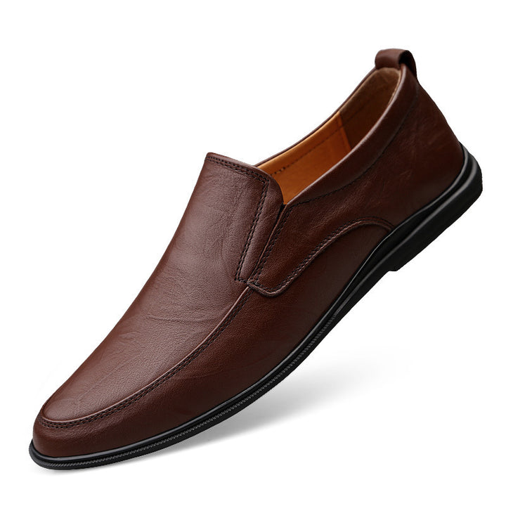 Herren Eleganter Slip-On Business-Halbschuh mit gepolstertem Komfortfußbett Drune