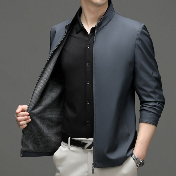 Herren moderne Sportjacke mit praktischem Stehkragen und Atmungsaktivität Drune