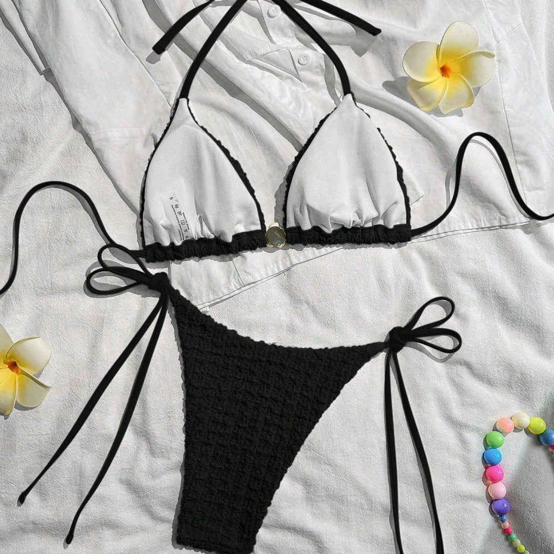Damen raffinierter Triangel-Bikini Drune