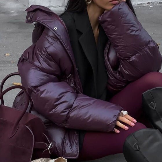 Damen Winterjacke mit voluminösem Schnitt und Wärmeisolierung Drune
