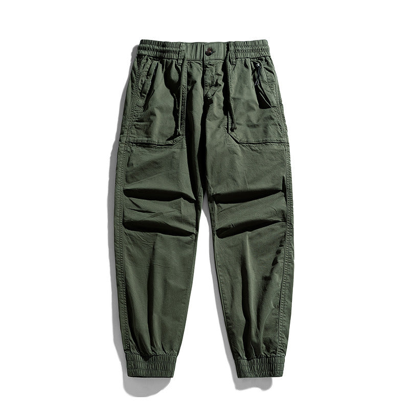 Herren Tapered-Cargojogger mit elastischem Komfortbund, Pattentaschen und Knöchelbündchen Drune