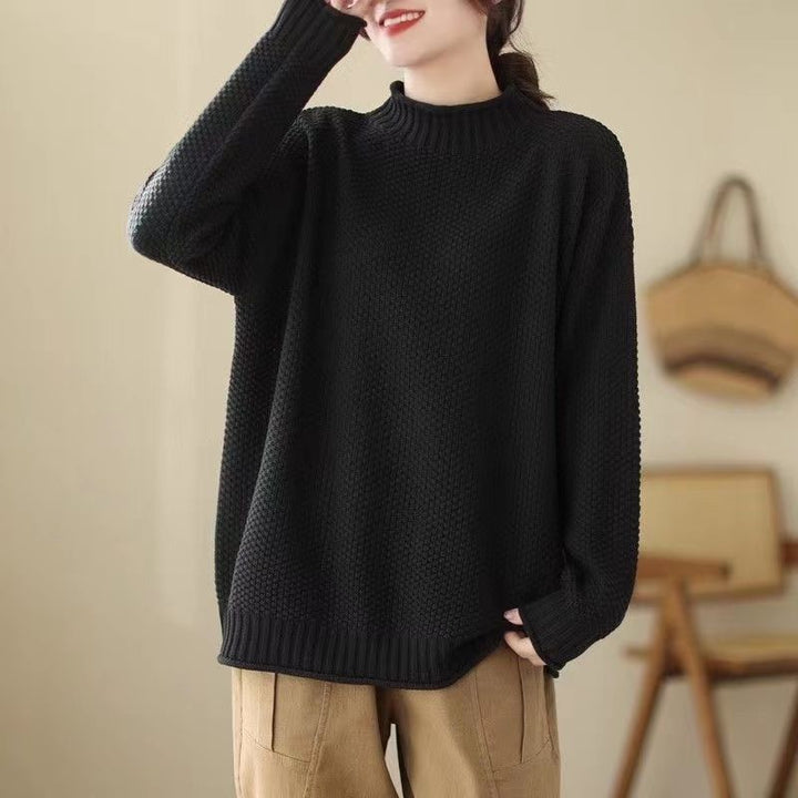 Damen Grobstrickpullover Drune