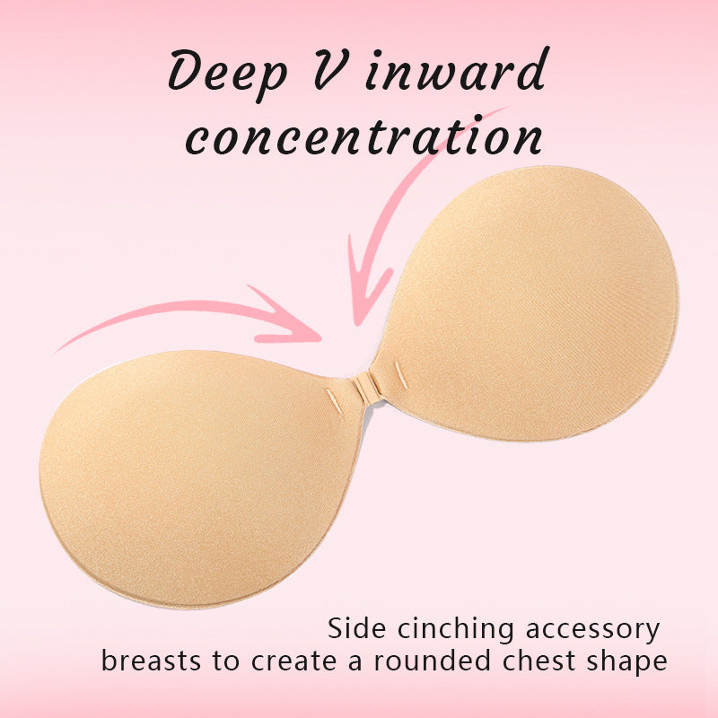 Damen Silikon Push-Up BH Cups Drune