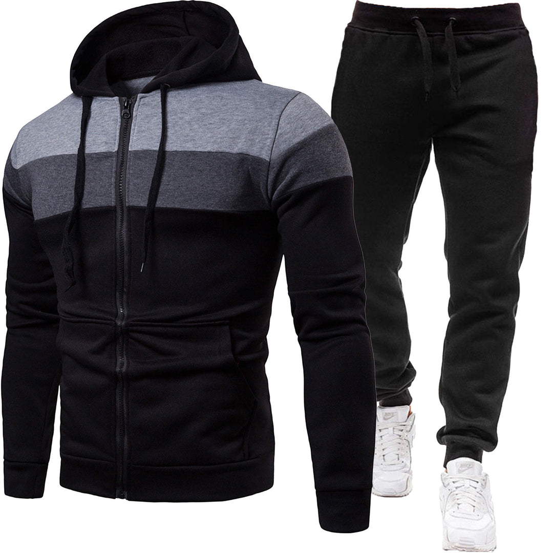Herren nan zweiteiliges Freizeit-Jogginganzug-Set Drune