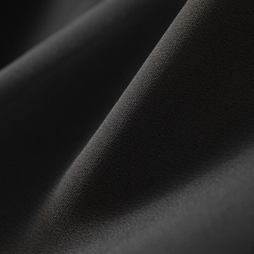Damen Langes Hemdblusenkleid mit Taillengürtel, Schulterklappen und durchgehender Knopfleiste Drune