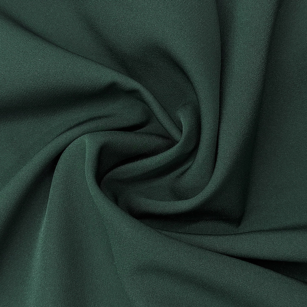 Damen elegantes Kleid mit Puffärmeln und Perlenknopfen Drune
