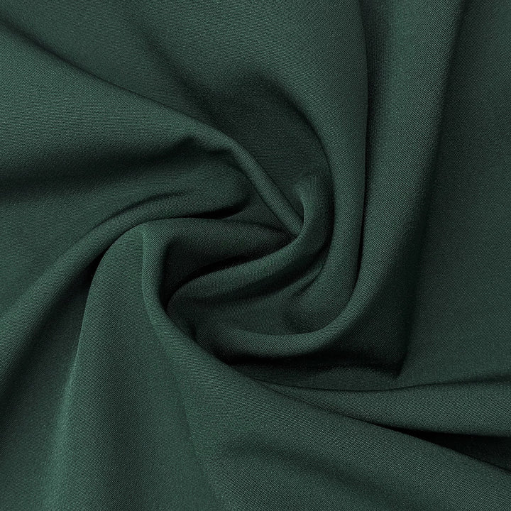 Damen elegantes Kleid mit Puffärmeln und Perlenknopfen Drune