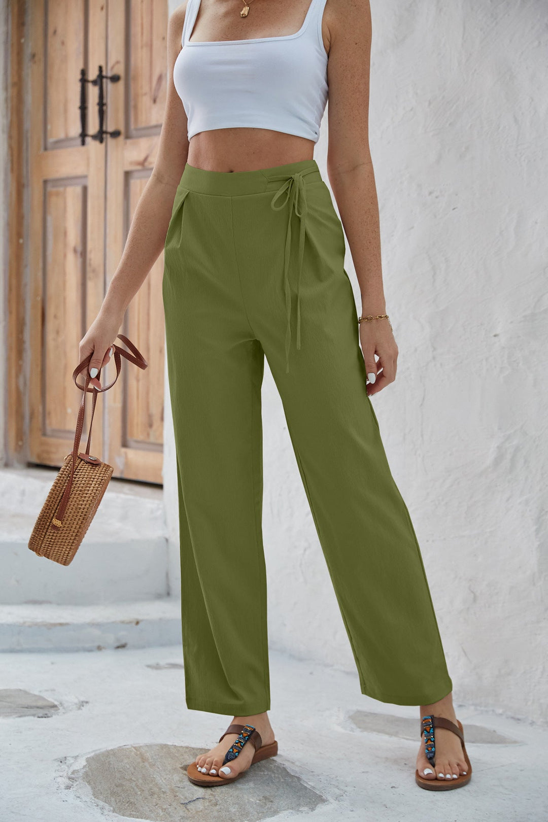 Damen weiche Chinohose Drune