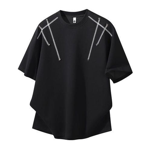 Damen Oversized T-Shirt mit einzigartigen Schulterdetails Drune