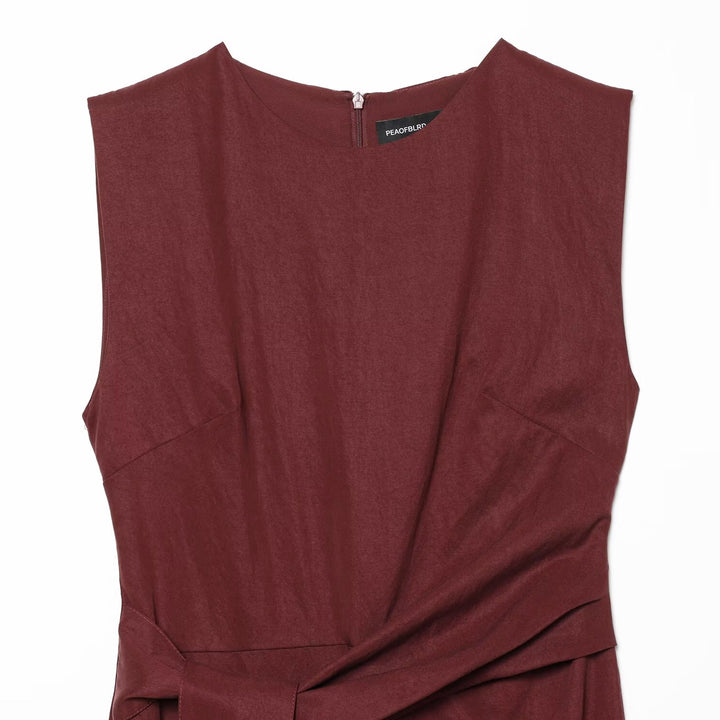 Damen Wickelkleid mit langem Saum Drune