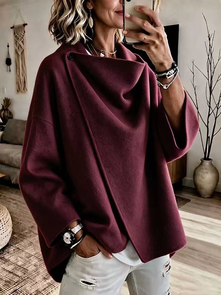 Damen Stilvolle Oversized Jacke Drune