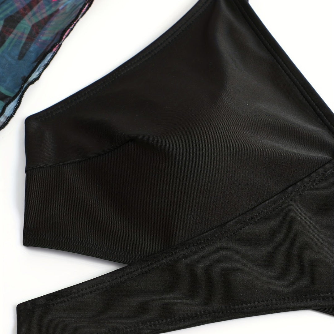 Damen Wickelkleid und Bikini-Set Drune