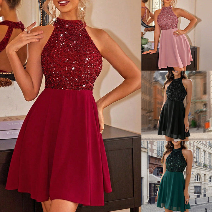 Drune | Sinnliche Slim Fit Halter Mini Kleid