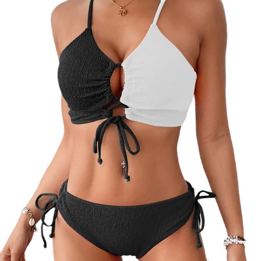 Damen Bikiniset mit verstellbarem Oberteil und modischem Cut-Out Drune