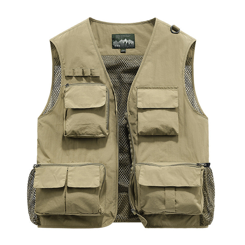 Herren Multifunktionale und atmungsaktive Outdoor-Weste Drune