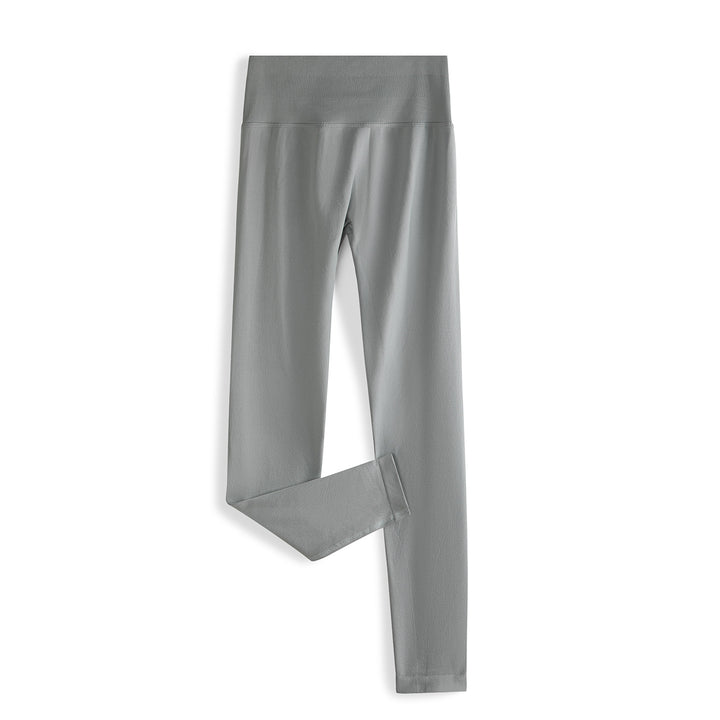 Damen Nahtlose High-Waist Leggings mit breitem Komfortbund Drune