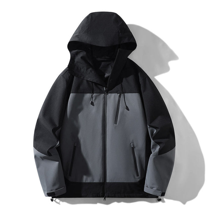 Damen technische Allwetterjacke mit vielseitigem Kapuzendesign und verstellbaren Belüftungsöffnungen Drune