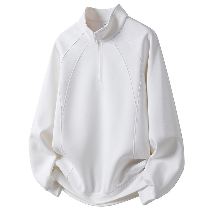 Herren Sport Fleece Pullover mit Reißverschluss Drune