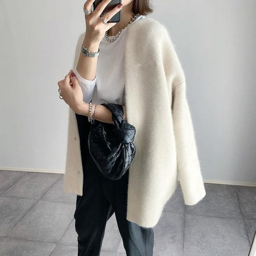 Drune | Eleganter mittellanger Cardigan für Damen