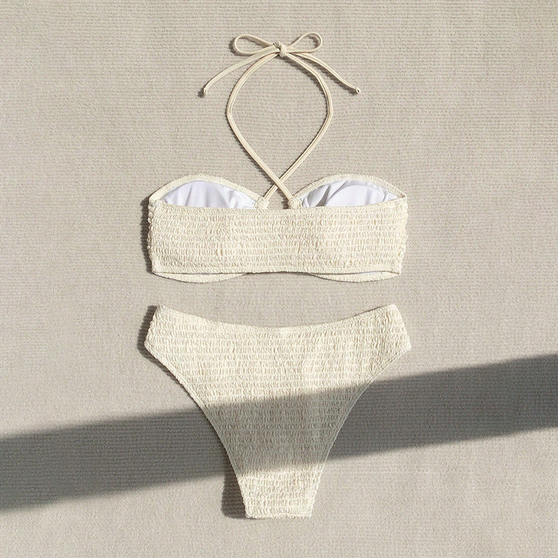 Damen Bikini-Set mit sportlichem Oberteil und verstellbarem Höschen Drune