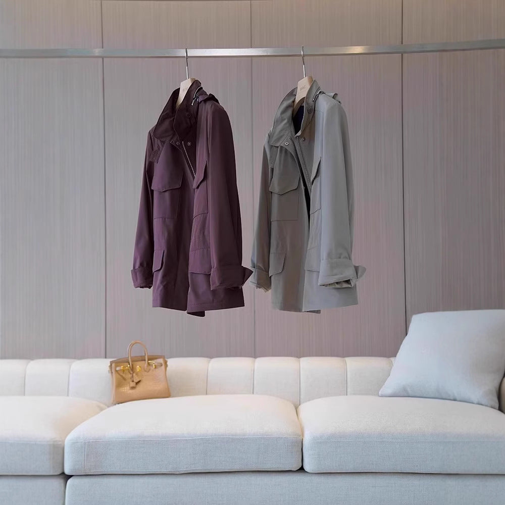Damen Stylische Übergangsjacke mit praktischen Taschen Drune