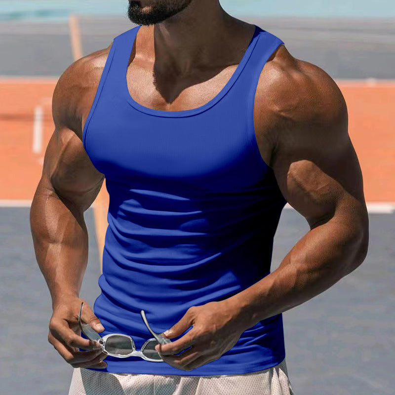 Herren Atmungsaktives Sport-Tanktop mit körperbetontem Schnitt Drune