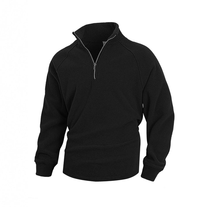 Herren Fleece Pullover mit halbem Reißverschluss Drune