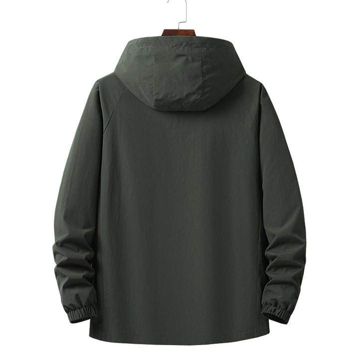 Herren Leichte Outdoorjacke mit Kapuze Drune