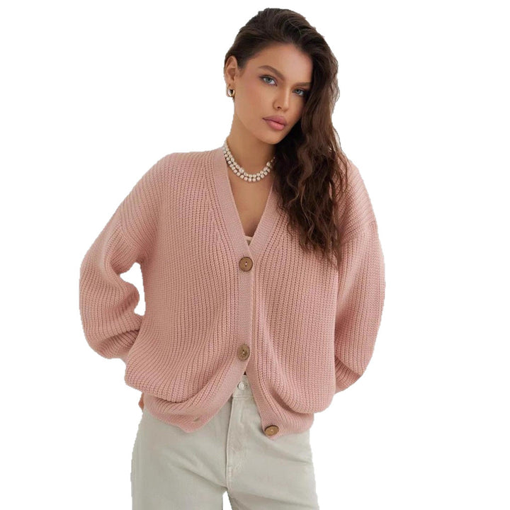 Damen lässiger Strickcardigan Drune