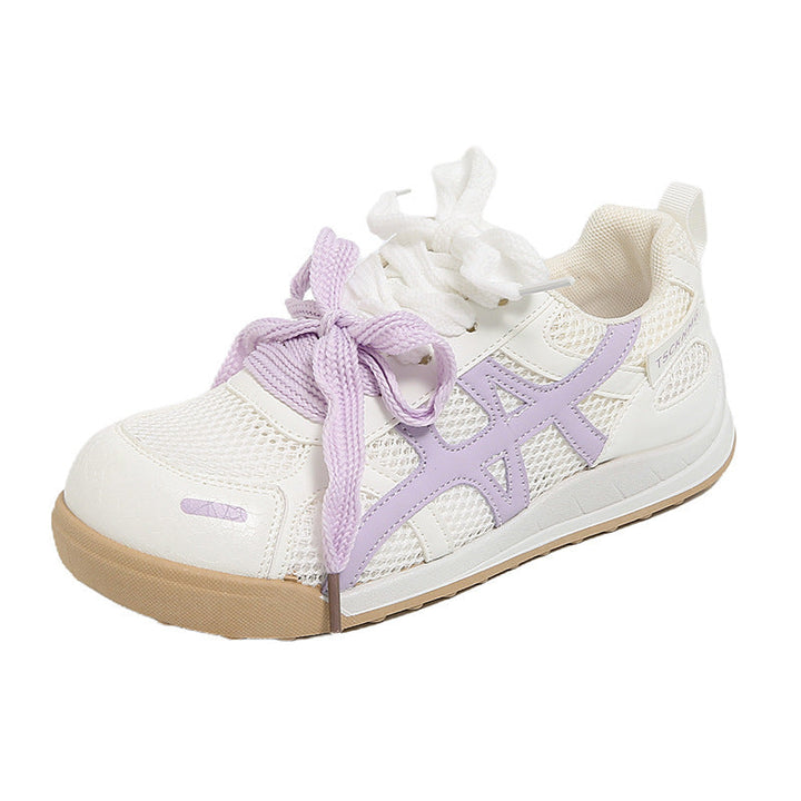 Damen Sportliche Netz-Sneaker mit atmungsaktiver Oberseite Drune