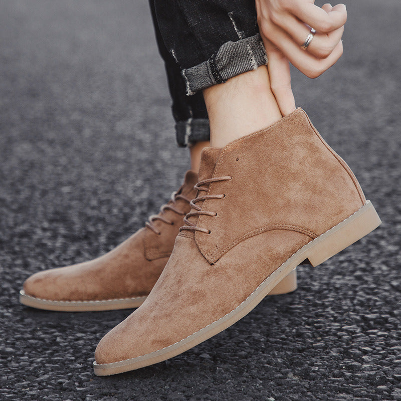 Herren Mokassins aus weichem Wildleder mit modernem Design Drune