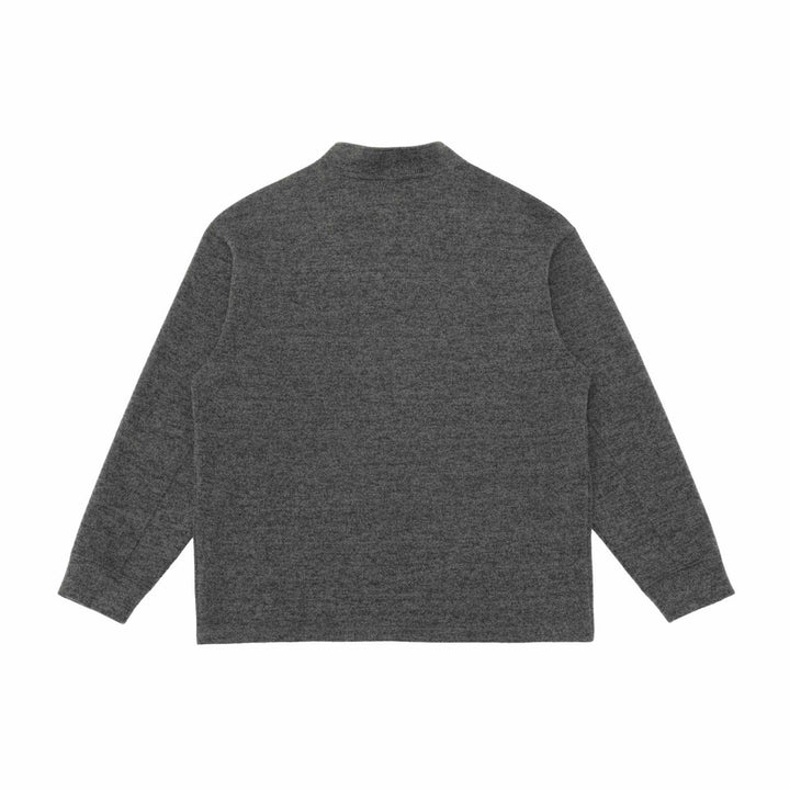 Herren Halbzip-Sweatshirt mit Stehkragen und Kontrastnaht Drune