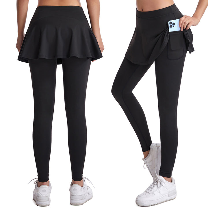 Damen Sportrock mit integrierten Leggings und praktischen Seitentaschen Drune