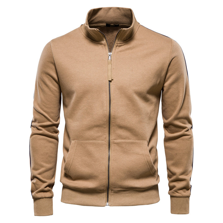 Herren Sportjacke mit hohem Kragen Drune
