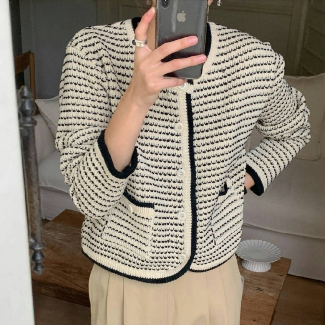 Damen Moderne Strickjacke Drune