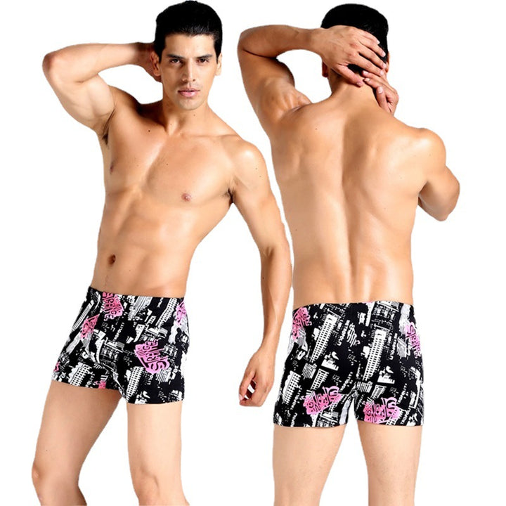 Herren Schwimmshorts mit buntem Muster Drune
