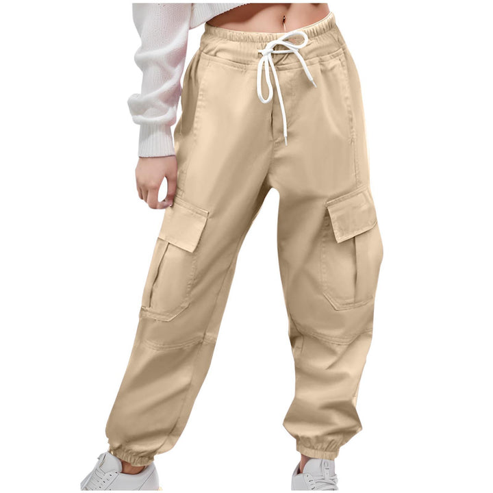 Damen Cargo-Hose mit elastischem Bund und praktischen Seitentaschen Drune