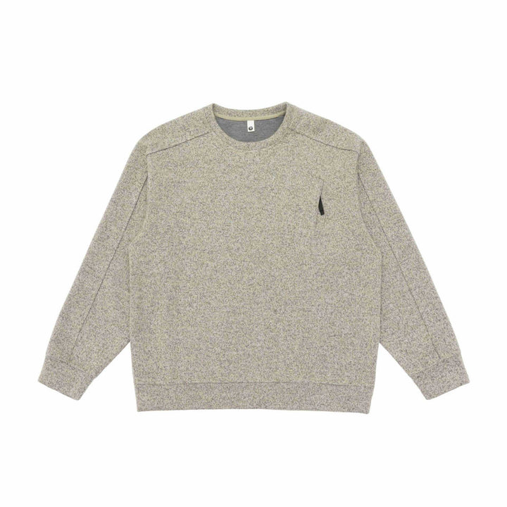 Unisex Strukturierter Rundhals-Sweatshirt mit Raglanärmeln und geripptem Saum Drune
