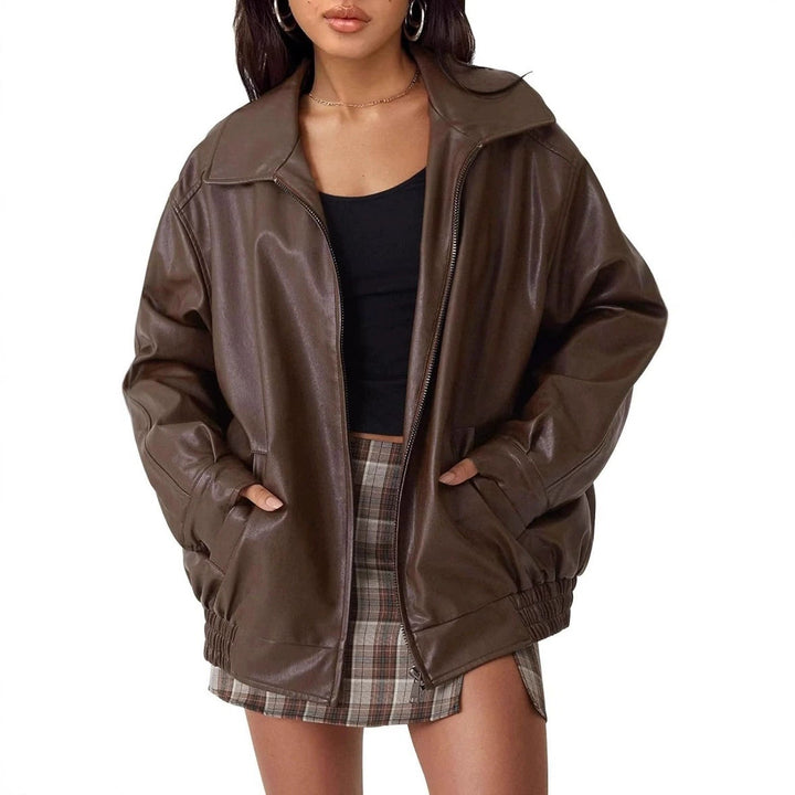 Damen oversized Übergangsjacke mit modernem Schnitt Drune