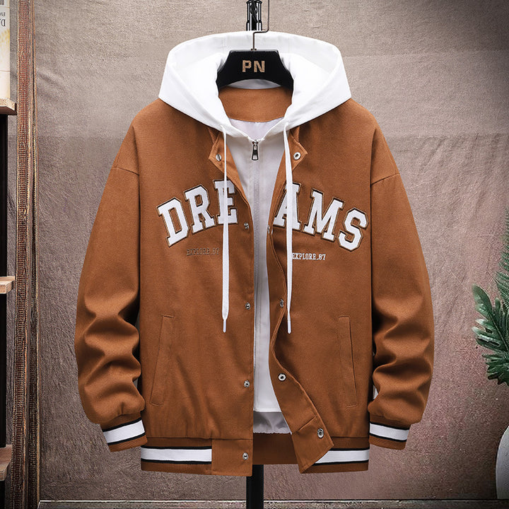 Herren Sportliche Jacke mit Kapuze Drune