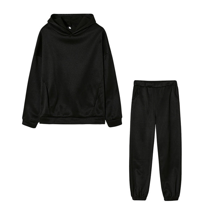 Damen Freizeit-Hoodie und Jogginghose Set Drune