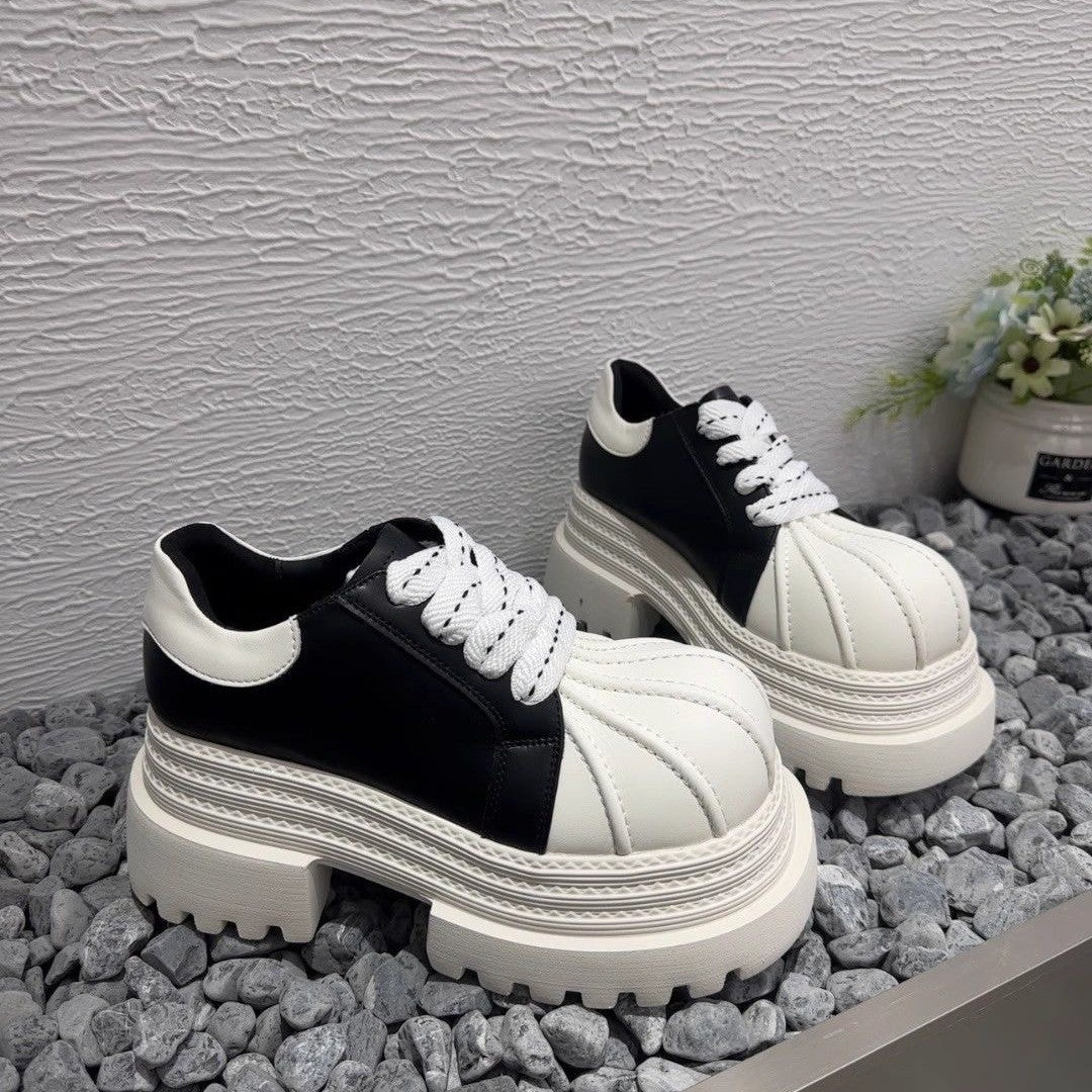 Damen Chunky Sneaker mit robustem Profil und stylischer Nahtdetails Drune