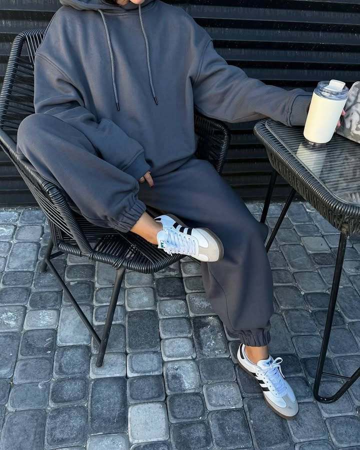 Damen entspannter Oversized Jogginganzug Drune