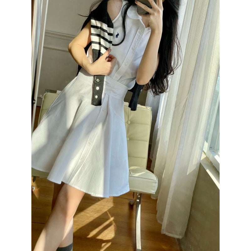 Damen Elegantes Hemdblusenkleid Drune