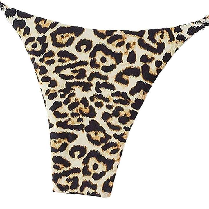 Damen Triangel-Bikini mit modischem Leopardenmuster Drune