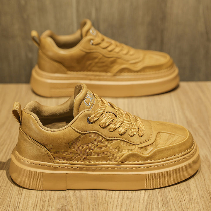 Unisex Plateausneaker mit geprägtem Obermaterial und extrahoher Platformsohle Drune