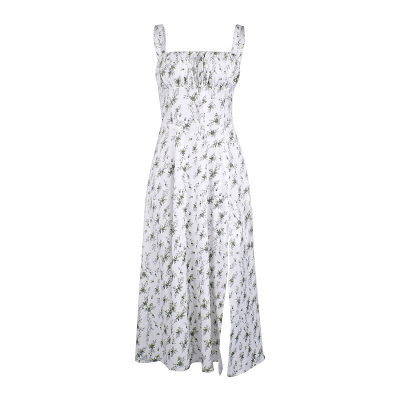 Damen Midikleid mit floralem Muster Drune