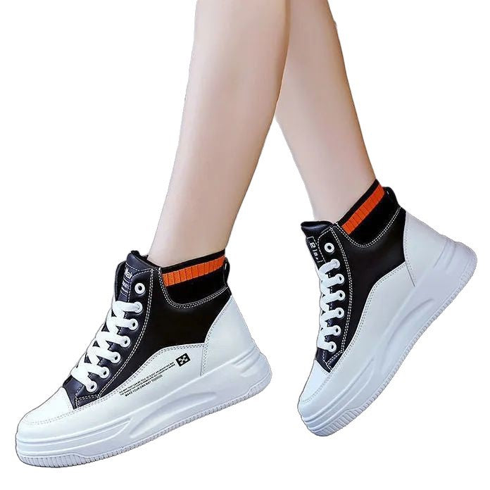 Damen Sportliche High-Top Sneakers mit Komfort-Bündchen und stylischem Design Drune