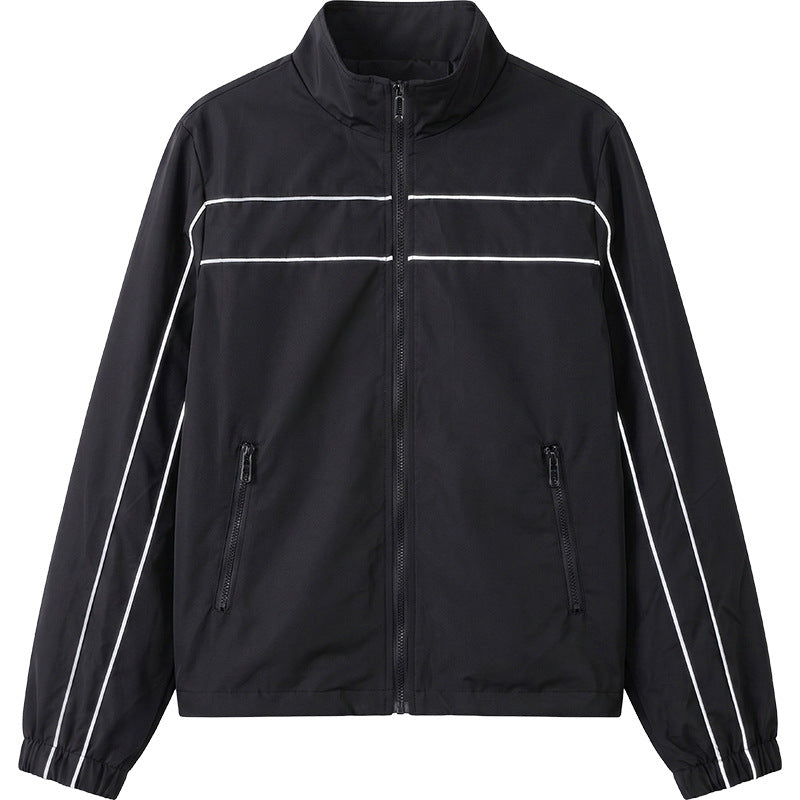 Herren Sportliche Übergangsjacke mit reflektierenden Einsätzen Drune